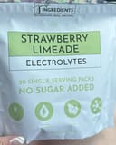 Just Ingredients Strawberry Limeade Electrolytes