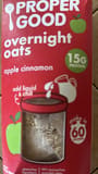 Proper Good Apple cinnamon overnight oats