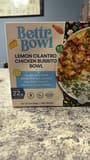 Bettr Bowl Lemon Cilantro Chicken Burrito Bowl