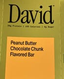 David Peanut Butter Chocolate Chunk Flavored Bar