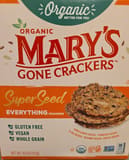 Mary's Gone Crackers Super Seed Everything Crackers