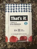 That's It. Apples + blueberries fruit bars