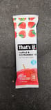 That's It. 1 Apple + 12 Strawberries Fruit Bar