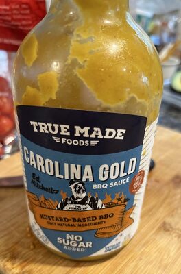 True Made Foods Carolina Gold Pitmaster BBQ Sauce