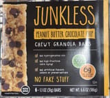Junkless Chewy Granola Bars Peanut Butter Chocolate Chip