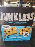 Junkless Chocolate chip chewy granola bar
