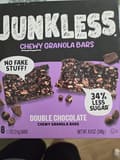 Junkless Double Chocolate Chewy Granola Bars