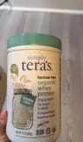 Simply Tera's Organic whey protein bourbon vanilla