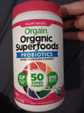 Orgain Organic Superfoods + Probiotics Super Nutrition Powder, Berry