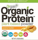 Orgain Organic plant based protein powder peanut butter
