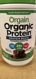 Orgain Chocolate protein powder