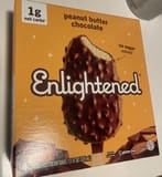 Enlightened Peanut butter chocolate chip ice cream bars, peanut butter chocolate chip