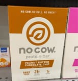 No Cow Peanut Butter Chocolate Chip Bar