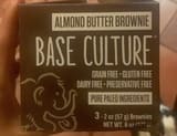 Base Culture Almond butter brownie