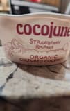 Cocojune Strawberry Rhubarb Organic Cultured Coconut