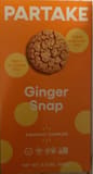 Partake Foods Crunchy Ginger Snap Cookies