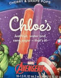 Chloe's Soft Serve Fruit Co. Avengers Cherry & Grape Variety Pops