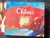 Chloe's Soft Serve Fruit Co. Spiderman Strawberry & Lemon Pops