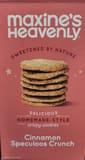 Maxine's Heavenly Vegan Cookies Cinnamon Speculoos Crispy Cookies