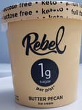 Rebel BUTTER PECAN ice cream