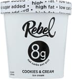 Rebel Ice cream cookies and cream