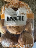 La Jolla Baking Co. Rich & Buttery Brioche Buns, Rich & Buttery