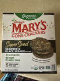 Mary's Gone Crackers Seaweed & black sesame