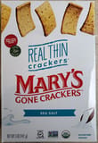 Mary's Gone Crackers Real Thin Crackers - Sea Salt