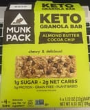Munk Pack Granola Bar, Almond Butter Chocolate Chip