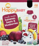 Happy Baby Simple Combos Bananas, Beets & Blueberries Baby Food