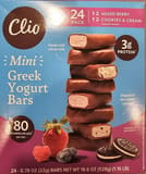 Clio Mini Greek Yogurt Bars
