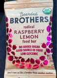 Bearded Brothers Llc Organic Radical Raspberry Lemon Food Bar