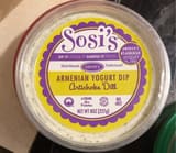 Sosi's Armenian yogurt Dip Artichoke Dill