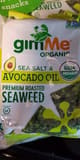 Gimme Organic Premium Roasted Seaweed - Sea Salt & Avocado Oil
