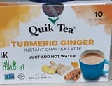 Quik Tea Turmeric ginger instant chai tea latte