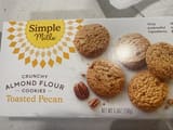 Simple Mills Crunchy Almond Flour Cookies Toasted Pecan