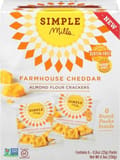Simple Mills Farmhouse cheddar almond flour crackers