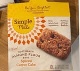 Simple Mills Spiced Carrot Cake Bars