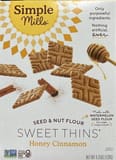 Simple Mills Seed & Nut Flour Sweet Thins Honey Cinnamon