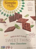 Sweet Thins Mint Chocolate