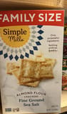Simple Mills Almond cracker