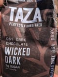 Taza Chocolate Wicked Dark Organic Dark Chocolate