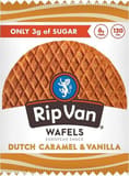 Rip Van Wafels Dutch Caramel & Vanilla Wafels Only 3g of Sugar