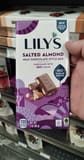 Lily's Salted Almond Milk Chocolate Style Bar