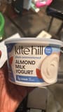 Kite Hill plain unsweetened ALMOND MILK YOGURT