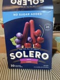 Solero Grape, cherry crushed fruit pops