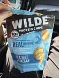 Wilde Sea Salt & Vinegar Flavor Protein Chips