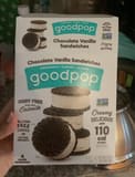 Goodpop Chocolate Vanilla Sandwiches