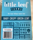 Little Leaf Farms Baby Crispy Green Leaf