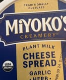 Miyoko's Garlic Herb Plant Based Cream Cheese